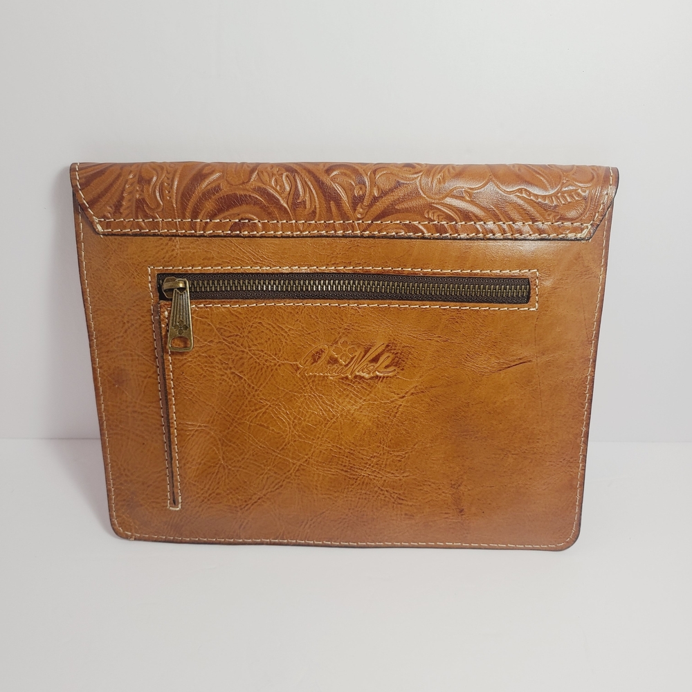 Patricia Nash Genuine Leather Messenger Bag - Picture 4 of 9